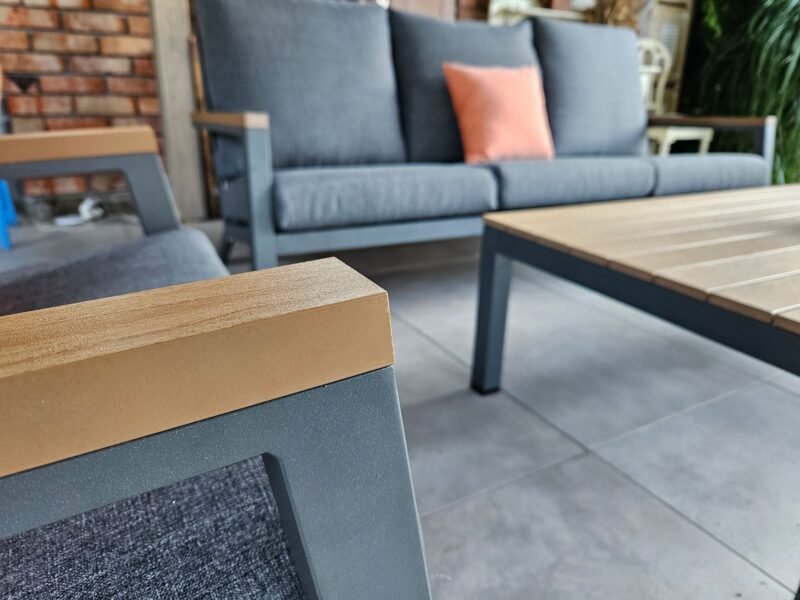 MATEO Aluminiowe Meble Ogrodowe Sofa Fotele