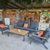 MATEO Aluminiowe Meble Ogrodowe Sofa Fotele
