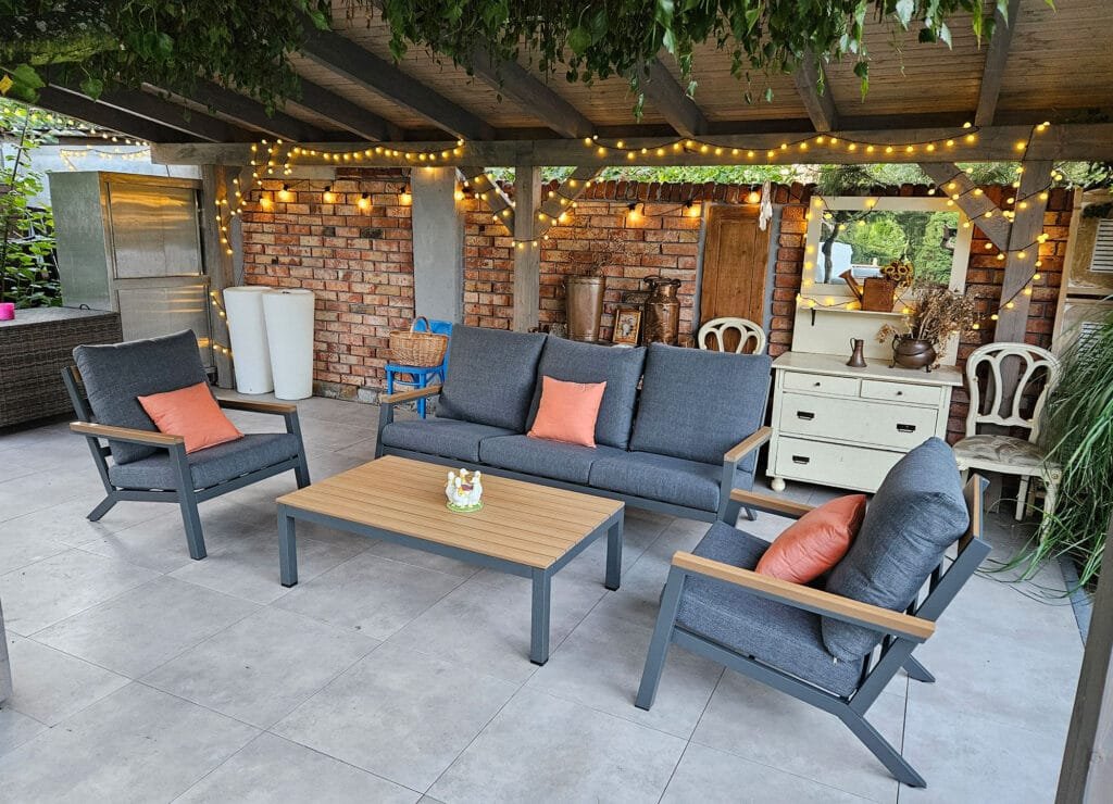 MATEO Aluminiowe Meble Ogrodowe Sofa Fotele