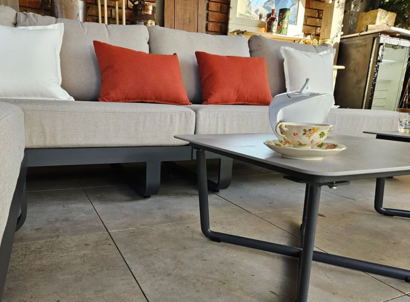 MILETO BIG Meble Ogrodowe Aluminiowe Narożnik
- JASNO-SZARY