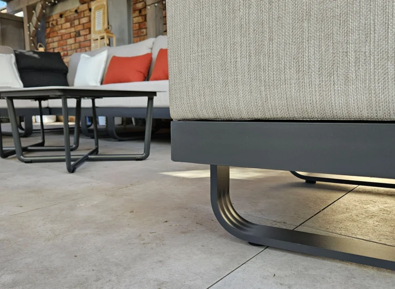 MILETO BIG Meble Ogrodowe Aluminiowe Narożnik
- JASNO-SZARY