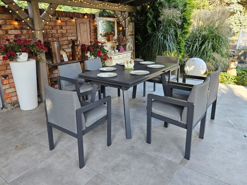 P-6-3.jpg Zestaw Ogrodowy PAOLA Stół Fotele ALUMINIUM
- SZARY