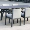 Zestaw Ogrodowy PAOLA Stół Fotele ALUMINIUM
- SZARY