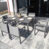Zestaw Ogrodowy PAOLA Stół Fotele ALUMINIUM
- SZARY