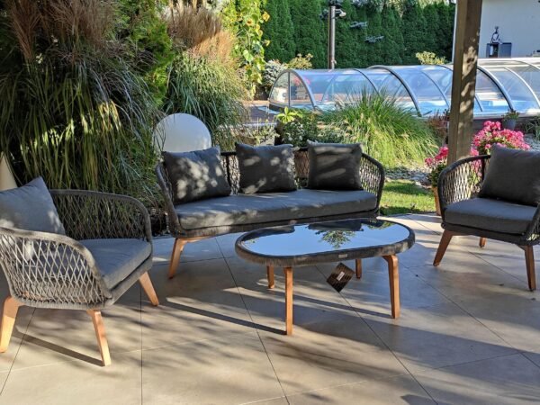 WALENTINO Zestaw Mebli Ogrodowych Sofa Fotele