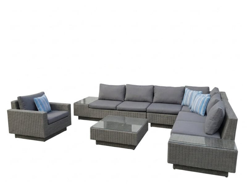 calabria_big_szary Nowoczesne meble ogrodowe CALABRIA BIG z fotelem - SZARY