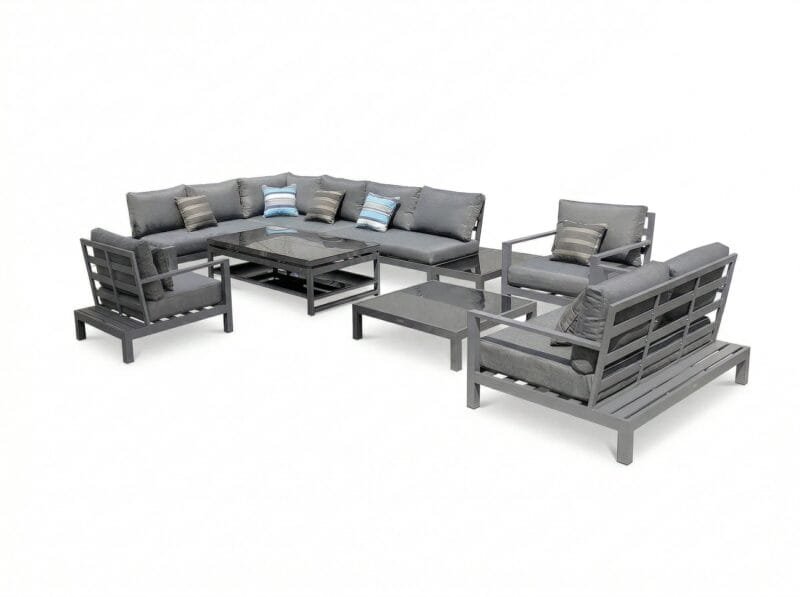 hemson_premium_big Narożnik ogrodowy aluminiowy HEMSON PREMIUM duży zestaw