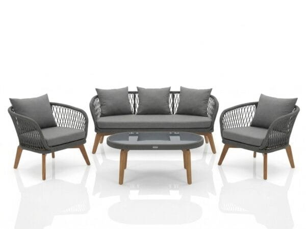 walnetino WALENTINO Zestaw Mebli Ogrodowych Sofa Fotele