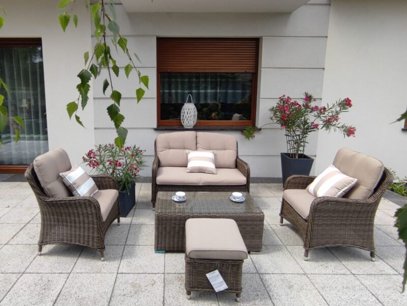 ARES-5.jpg Zestaw mebli ogrodowych technorattan ARES na taras lub balkon - BRĄZOWY