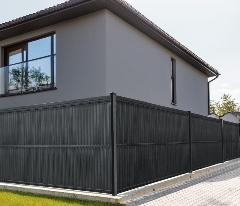 Listwy pionowe do paneli ogrodzeniowych - 173cm x 250cm - ANTRACYT (44-62mm) 3 237e3383644a97f04939920f3be7fdeb