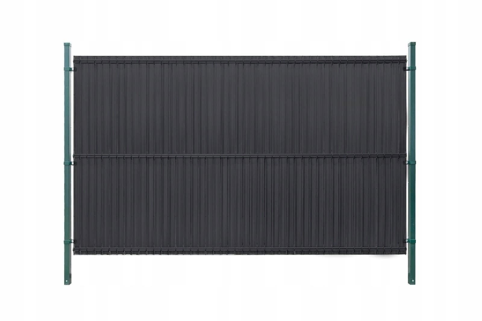 Listwy pionowe do paneli ogrodzeniowych - 173cm x 250cm - ANTRACYT (44-62mm) 2 b999ac7384b2f683670659c2058a7cf8