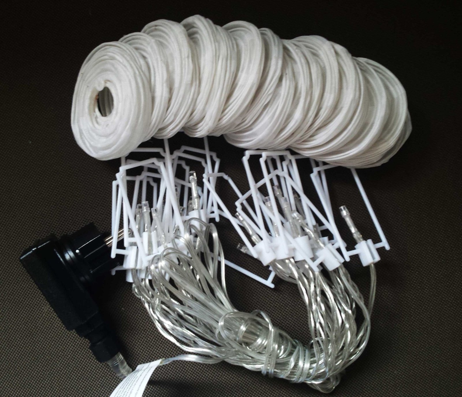 Lampki ogrodowe girlandy ogrodowe 10 metrów zewnętrzne 20 LED Programator 8 funkcji - Zimny Biały 12 885a512828cbcc337b6288f09618969c