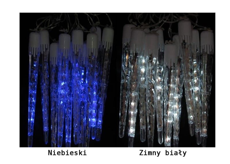 Sople LED deszcz metorytów 2m wewnętrzne 80 LED Światło stałe - Niebieski 13 f596b660d4b888db2b23f6178684cd56