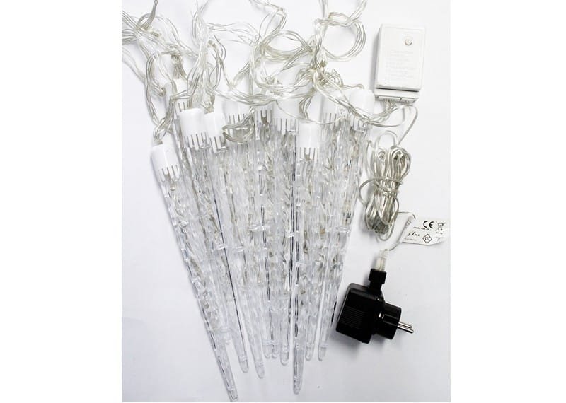 Sople LED deszcz metorytów 3,4m wewnętrzne 40 LED Programator 8 funkcji - Niebieski 11 99dc7bda82bc13f31a81126c2982a11f