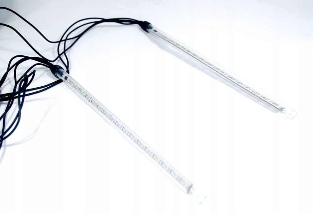 Zewnętrzna kurtyna sopli LED 18 metrów 10 LED Światło stałe - 7 Kolorów 12 791867cbc5c27d1ef83c30b643bdfb62