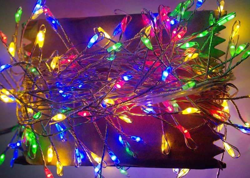 Girlandy świetlne oświetlenie świąteczne 5 metrów zewnętrzne 200 LED Światło stałe - Multikolor 11 1f3390ec16311e60053982ba41001ed8