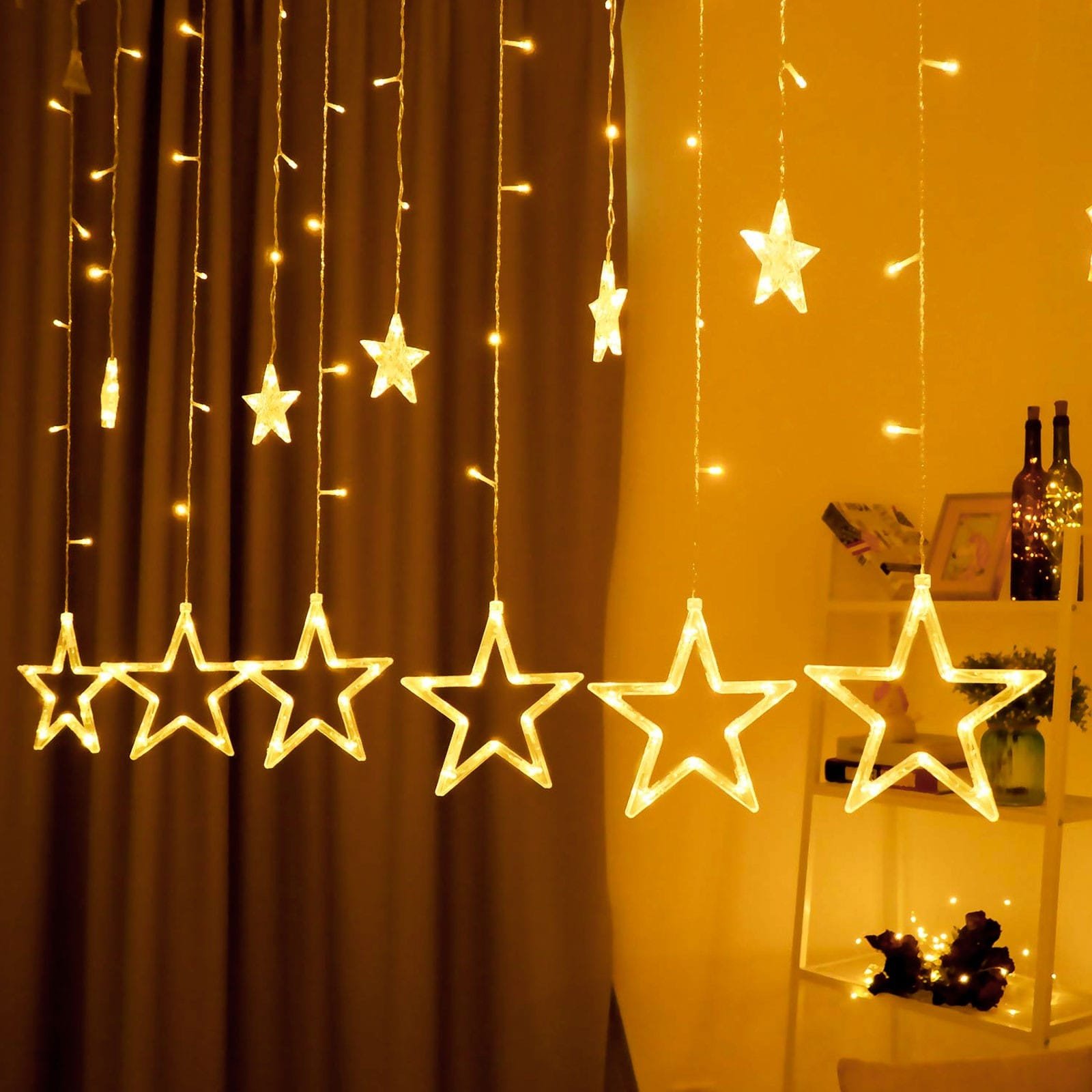 Kurtyna świetlna oświetlenie świąteczne 3x3 metry wewnętrzne 300 LED Programator 8 funkcji - Zimny Biały 12 3c3e3811fa20518534c5fa634d0b70e5