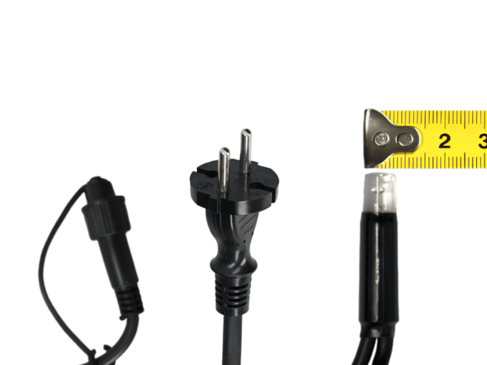 Lampki choinkowe Profesjonalne Oświetlenie Świąteczne 10m zewnętrzne 100 LED z gniazdem - Flash - Zimny Biały 5 0d3047d912772d9bffdc42487343788c