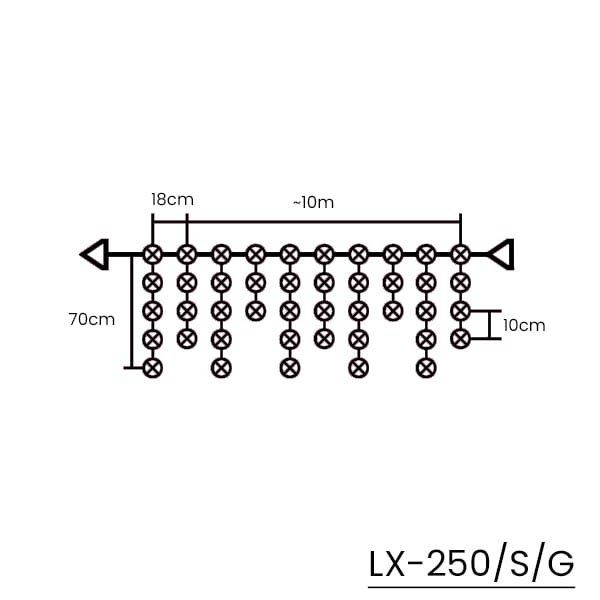 Sople led oświetlenie świąteczne 10m zewnętrzne 250 LED z gniazdem - Ciepły Biały 15 80d32e75b9416d6707ba7bcddb51a5e3