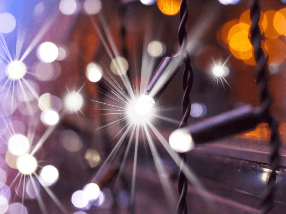 Sople led oświetlenie świąteczne 10 metrów zewnętrzne 100 LED z gniazdem - Światło stałe - Ciepły Biały 4 f5810dbcf724ea2d7bd7e5620da46e97