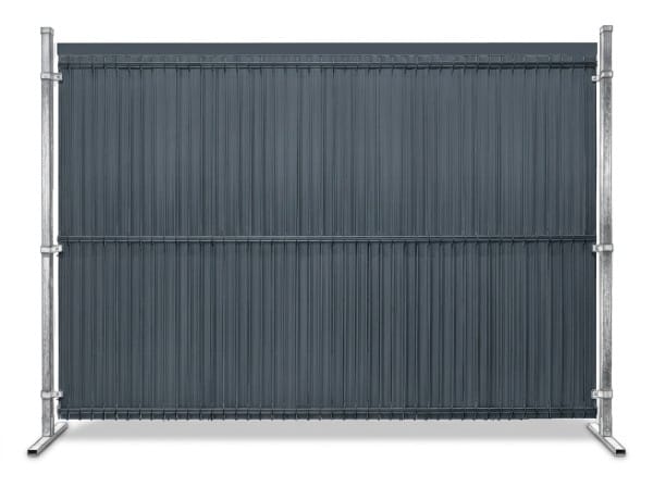 Listwy pionowe do paneli ogrodzeniowych - 133cm x 250cm - SZARY (44-62mm) 5 690c195f8b8143e6381f3a50a868c767